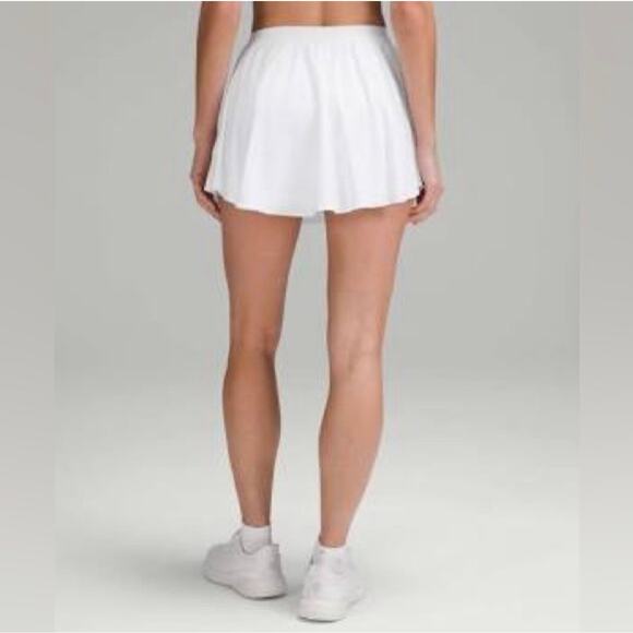 Lululemon Narrow Waistband Tennis Skirt White Athletic Skort Shorts size 2 XS - Picture 2 of 12